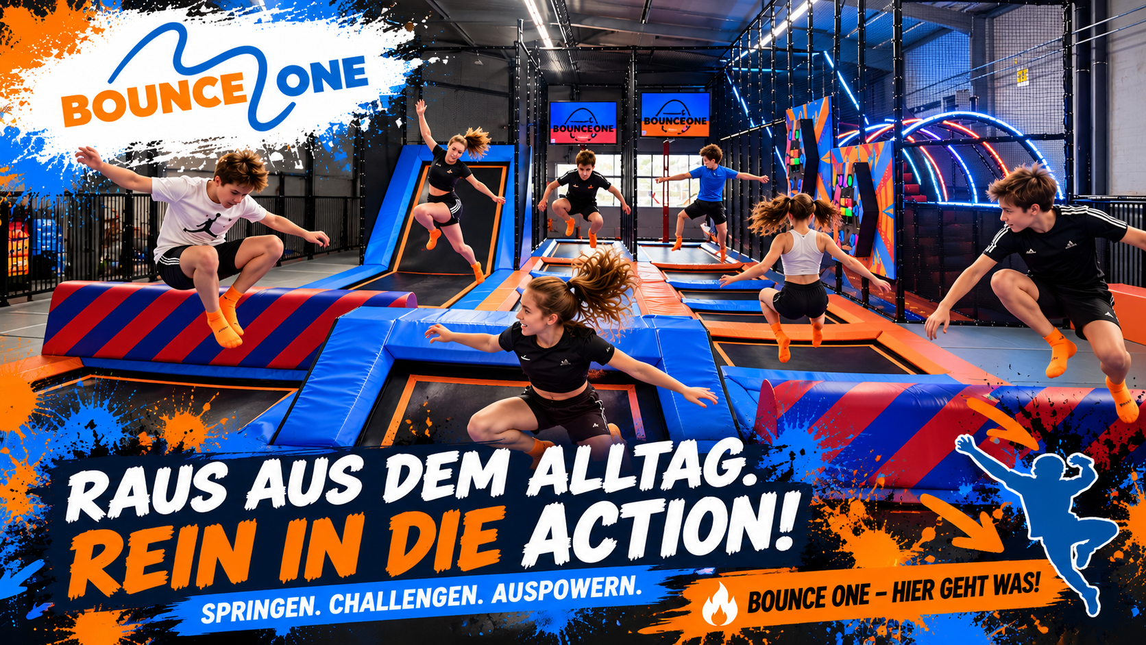 Bounce One Trampolinpark in Ergolding bei Landshut